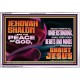 JEHOVAH SHALOM THE PEACE OF GOD KEEP YOUR HEARTS AND MINDS  Bible Verse Wall Art Acrylic Frame  GWABIDE10782  