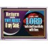 THE LORD HATH DEALT BOUNTIFULLY WITH THEE  Contemporary Christian Art Acrylic Frame  GWABIDE10792  "24X16"