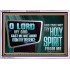 CAST ME NOT AWAY FROM THY PRESENCE AND TAKE NOT THY HOLY SPIRIT FROM ME  Religious Art Acrylic Frame  GWABIDE11740  "24X16"
