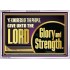 GIVE UNTO THE LORD GLORY AND STRENGTH  Sanctuary Wall Picture Acrylic Frame  GWABIDE11751  "24X16"