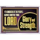 GIVE UNTO THE LORD GLORY AND STRENGTH  Sanctuary Wall Picture Acrylic Frame  GWABIDE11751  