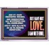 WITHOUT LOVE A VESSEL IS NOTHING  Righteous Living Christian Acrylic Frame  GWABIDE11765  "24X16"