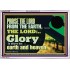 PRAISE THE LORD FROM THE EARTH  Children Room Wall Acrylic Frame  GWABIDE12033  "24X16"