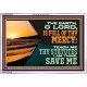 THE EARTH O LORD IS FULL OF THY MERCY TEACH ME THY STATUTES  Righteous Living Christian Acrylic Frame  GWABIDE12039  