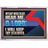 WITH MY WHOLE HEART I WILL KEEP THY STATUTES O LORD  Wall Art Acrylic Frame  GWABIDE12049  "24X16"