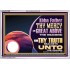ABBA FATHER THY MERCY IS GREAT ABOVE THE HEAVENS  Contemporary Christian Paintings Acrylic Frame  GWABIDE12084  "24X16"