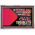 THE MERCIFUL MAN DOETH GOOD TO HIS OWN SOUL  Scriptural Wall Art  GWABIDE12096  "24X16"