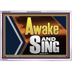 AWAKE AND SING  Affordable Wall Art  GWABIDE12122  "24X16"