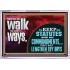 KEEP MY STATUTES AND MY COMMANDMENTS  Custom Wall Scripture Art  GWABIDE12125  "24X16"