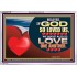 BELOVED IF GOD SO LOVED US  Custom Biblical Paintings  GWABIDE12130  "24X16"