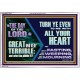 THE DAY OF THE LORD IS GREAT AND VERY TERRIBLE REPENT IMMEDIATELY  Custom Inspiration Scriptural Art Acrylic Frame  GWABIDE12145  