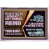 REND YOUR HEART AND NOT YOUR GARMENTS AND TURN BACK TO THE LORD  Custom Inspiration Scriptural Art Acrylic Frame  GWABIDE12146  "24X16"