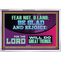 THE LORD WILL DO GREAT THINGS  Custom Inspiration Bible Verse Acrylic Frame  GWABIDE12147  "24X16"