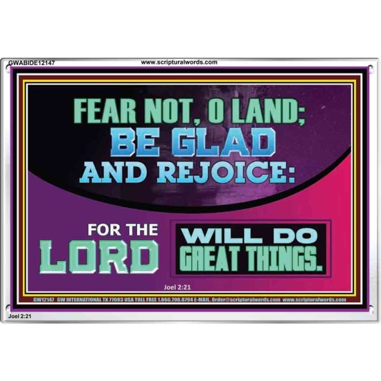 THE LORD WILL DO GREAT THINGS  Custom Inspiration Bible Verse Acrylic Frame  GWABIDE12147  