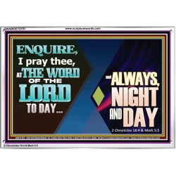 THE WORD OF THE LORD TO DAY  New Wall Décor  GWABIDE12151  "24X16"