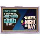 THE WORD OF THE LORD TO DAY  New Wall Décor  GWABIDE12151  