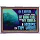 THOU ART MY HIDING PLACE AND SHIELD  Large Custom Acrylic Frame   GWABIDE12159  