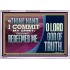 REDEEMED ME O LORD GOD OF TRUTH  Righteous Living Christian Picture  GWABIDE12363  "24X16"