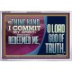REDEEMED ME O LORD GOD OF TRUTH  Righteous Living Christian Picture  GWABIDE12363  