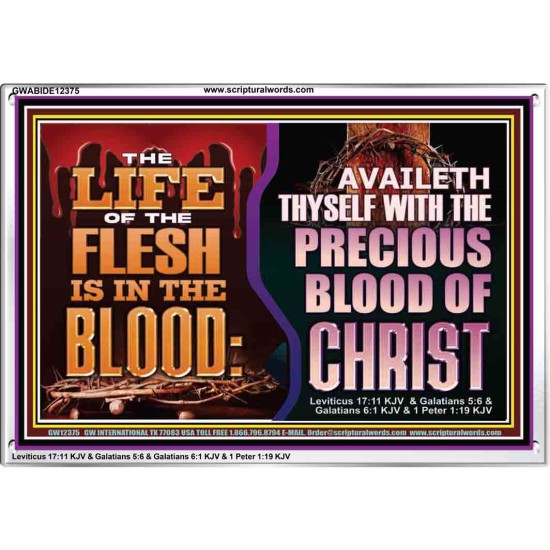 AVAILETH THYSELF WITH THE PRECIOUS BLOOD OF CHRIST  Children Room  GWABIDE12375  