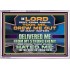 DELIVERED ME FROM MY STRONG ENEMY  Sanctuary Wall Acrylic Frame  GWABIDE12376  "24X16"