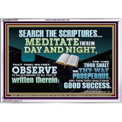 SEARCH THE SCRIPTURES MEDITATE THEREIN DAY AND NIGHT  Unique Power Bible Acrylic Frame  GWABIDE12379  