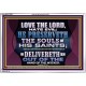 HE PRESERVETH THE SOULS OF HIS SAINTS  Ultimate Power Acrylic Frame  GWABIDE12380  