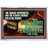 THE WORD OF THE LORD ENDURETH FOR EVER  Sanctuary Wall Acrylic Frame  GWABIDE12434  "24X16"