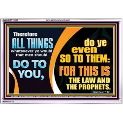 THE LAW AND THE PROPHETS  Scriptural Décor  GWABIDE12695  "24X16"