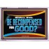 SHALL EVIL BE RECOMPENSED FOR GOOD  Scripture Acrylic Frame Signs  GWABIDE12708  "24X16"