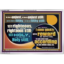 BE RIGHTEOUS STILL  Bible Verses Wall Art  GWABIDE12950  "24X16"