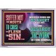 SUFFER NOT THY MOUTH TO CAUSE THY FLESH TO SIN  Bible Verse Acrylic Frame  GWABIDE12976  