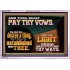 PAY THOU VOWS DECREE A THING AND IT SHALL BE ESTABLISHED UNTO THEE  Bible Verses Acrylic Frame  GWABIDE12978  "24X16"