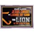 THE LION OF THE TRIBE OF JUDA CHRIST JESUS  Ultimate Inspirational Wall Art Acrylic Frame  GWABIDE12993  "24X16"