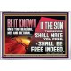 IF THE SON THEREFORE SHALL MAKE YOU FREE  Ultimate Inspirational Wall Art Acrylic Frame  GWABIDE13066  