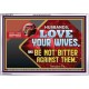 HUSBAND LOVE YOUR WIVES AND BE NOT BITTER AGAINST THEM  Unique Scriptural Picture  GWABIDE13076  