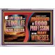 LAY HOLD ON ETERNAL LIFE WHEREUNTO THOU ART ALSO CALLED  Ultimate Inspirational Wall Art Acrylic Frame  GWABIDE13084  