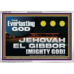 EVERLASTING GOD JEHOVAH EL GIBBOR MIGHTY GOD   Biblical Paintings  GWABIDE13104  "24X16"