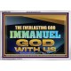 EVERLASTING GOD IMMANUEL..GOD WITH US  Contemporary Christian Wall Art Acrylic Frame  GWABIDE13105  