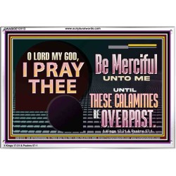 BE MERCIFUL UNTO ME UNTIL THESE CALAMITIES BE OVERPAST  Bible Verses Wall Art  GWABIDE13113  "24X16"