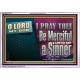 O LORD MY GOD BE MERCIFUL UNTO ME A SINNER  Religious Wall Art Acrylic Frame  GWABIDE13116  