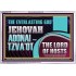 THE EVERLASTING GOD JEHOVAH ADONAI  TZVAOT THE LORD OF HOSTS  Contemporary Christian Print  GWABIDE13133  "24X16"