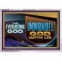 THE EVERLASTING GOD IMMANUEL..GOD WITH US  Contemporary Christian Wall Art Acrylic Frame  GWABIDE13134  "24X16"