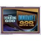 THE EVERLASTING GOD IMMANUEL..GOD WITH US  Contemporary Christian Wall Art Acrylic Frame  GWABIDE13134  