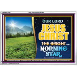 JESUS CHRIST THE BRIGHT AND MORNING STAR  Children Room Acrylic Frame  GWABIDE9546  "24X16"