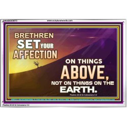 SET YOUR AFFECTION ON THINGS ABOVE  Ultimate Inspirational Wall Art Acrylic Frame  GWABIDE9573  