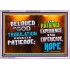 TRIBULATION BRINGS ABOUT PATIENCE EXPERIENCE AND HOPE  Christian Art Work Acrylic Frame  GWABIDE9596  "24X16"