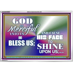 BE MERCIFUL UNTO ME O GOD  Home Art Acrylic Frame  GWABIDE9602  "24X16"