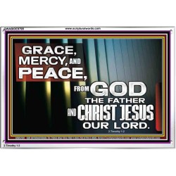 GRACE MERCY AND PEACE UNTO YOU  Bible Verse Acrylic Frame  GWABIDE9799  "24X16"