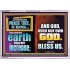 THE EARTH SHALL YIELD HER INCREASE FOR YOU  Inspirational Bible Verses Acrylic Frame  GWABIDE9895  "24X16"